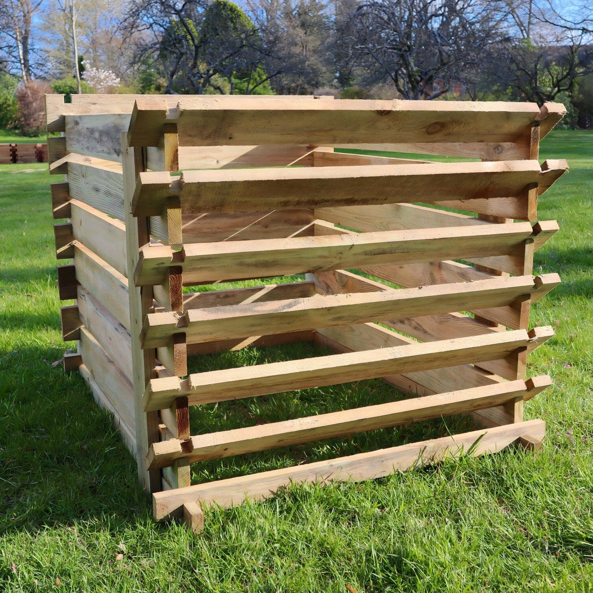 718 Litre Easy Fill Wooden Compost Bin – Pressure-Treated Pine
