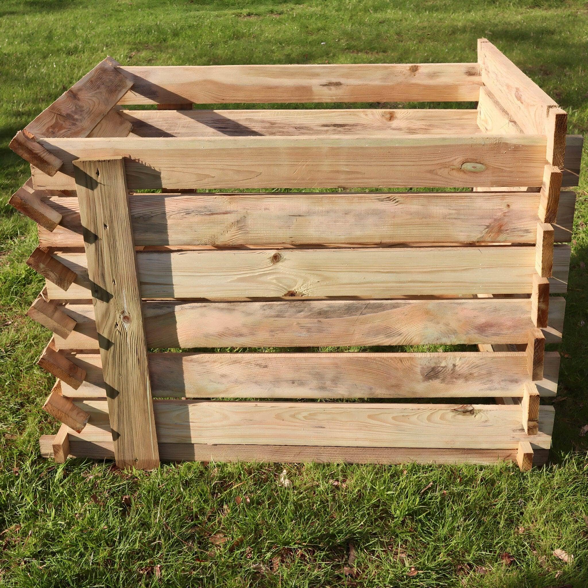 718 Litre Easy Fill Wooden Compost Bin – Pressure-Treated Pine